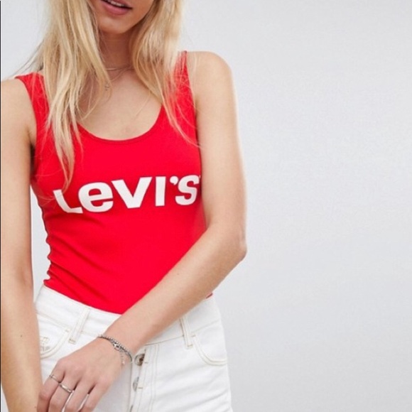 Levi's Tops - NWT Levi's Logo bodysuit!